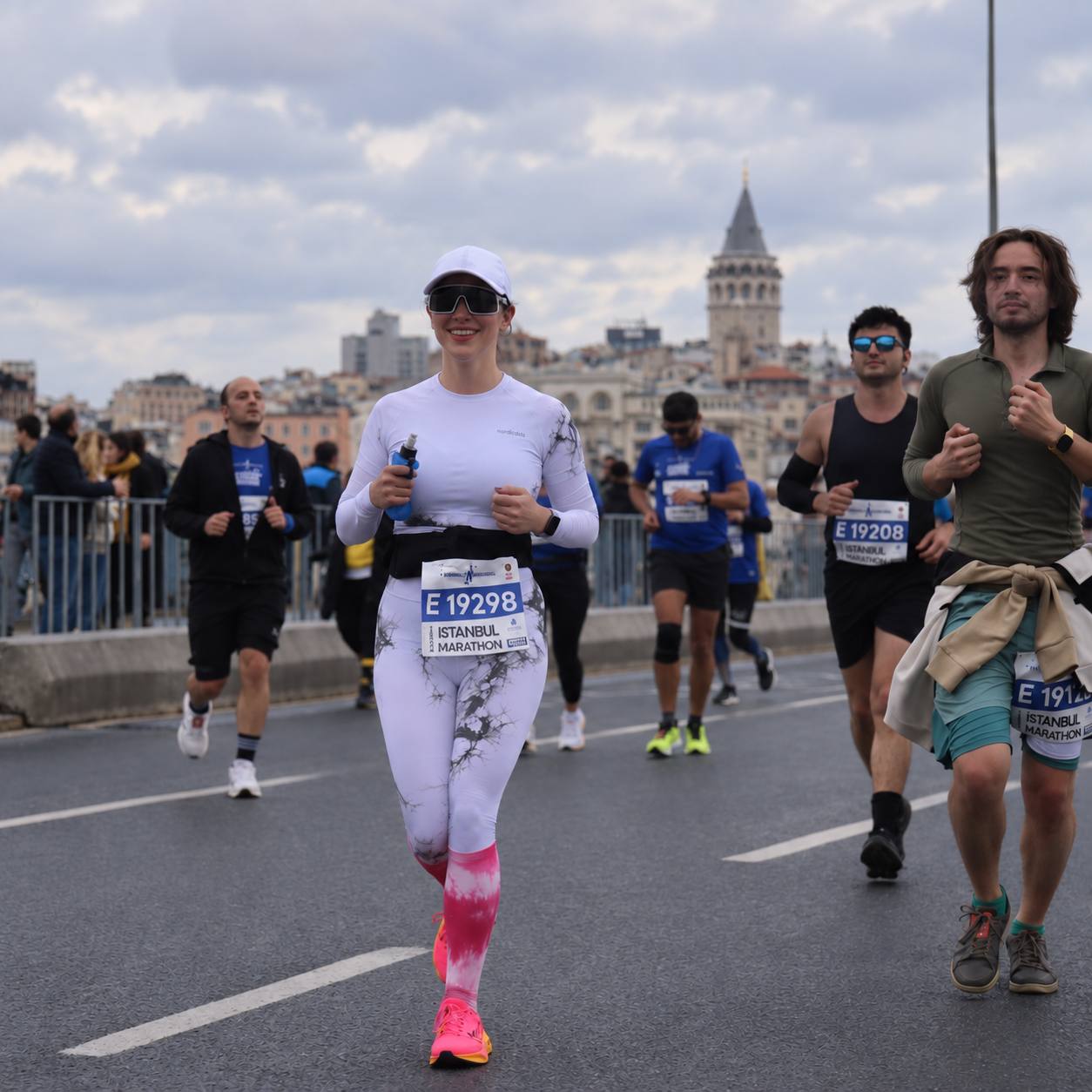 Alex Dudka running the Istanbul Marathon